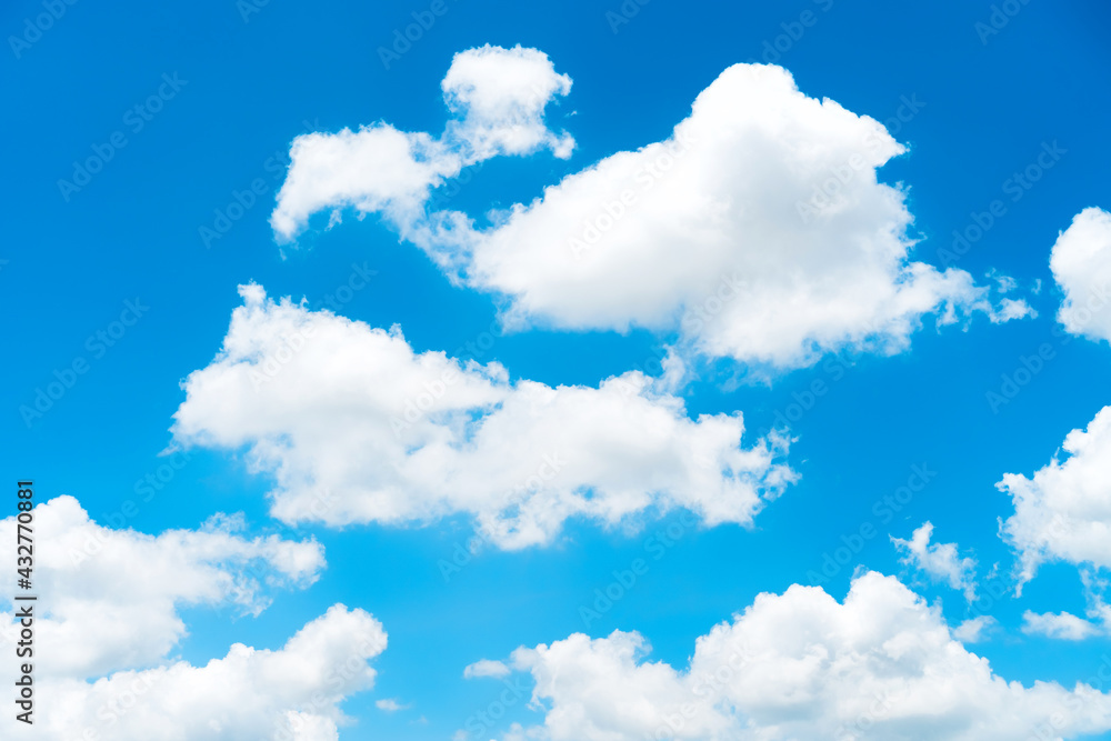 Blue sky with clouds